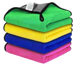 Aavanya Home / Microfiber Cleaning Cloths / (Set of 4)